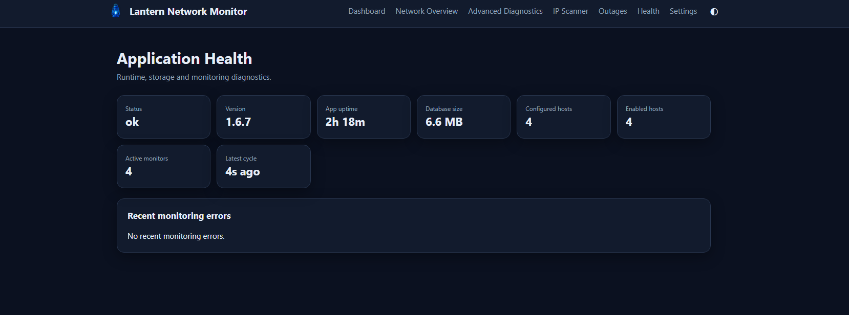 Application Health